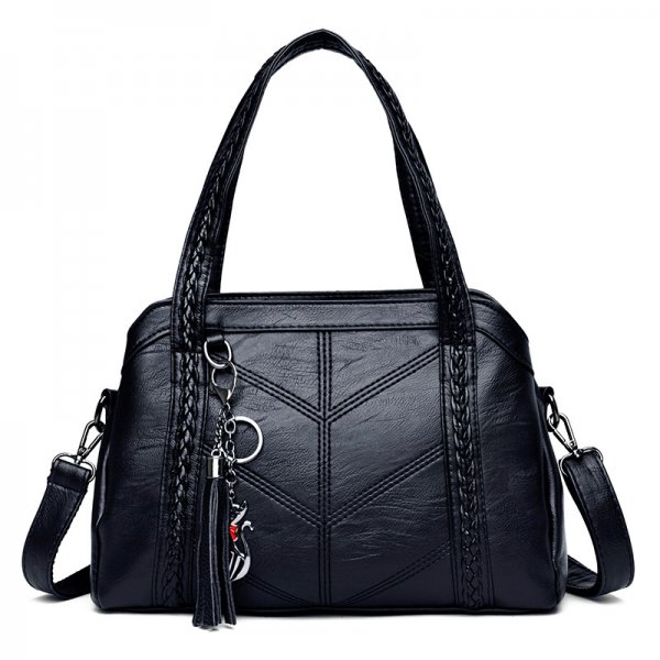 Middle aged women's one shoulder diagonal cross bag