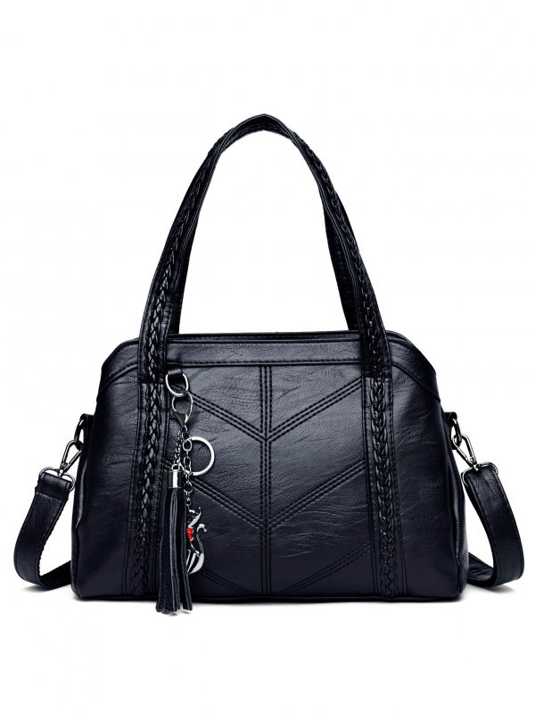 Middle aged women's one shoulder diagonal cross bag