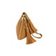 S23-2-1-HDG3249CM-PYRAMID SHAPE LEATHER WRISTLET BAG-CAMEL/6PCS