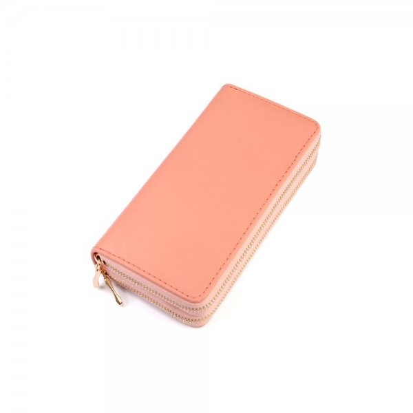 S20-10-3-HDG2000PK PINK DOUBLE ZIPPER WALLET/6PCS