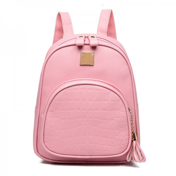 Fashion embossed women's backpack