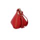 S26-9-2-HDG3249RD-PYRAMID SHAPE LEATHER WRISTLET BAG-RED/6PCS