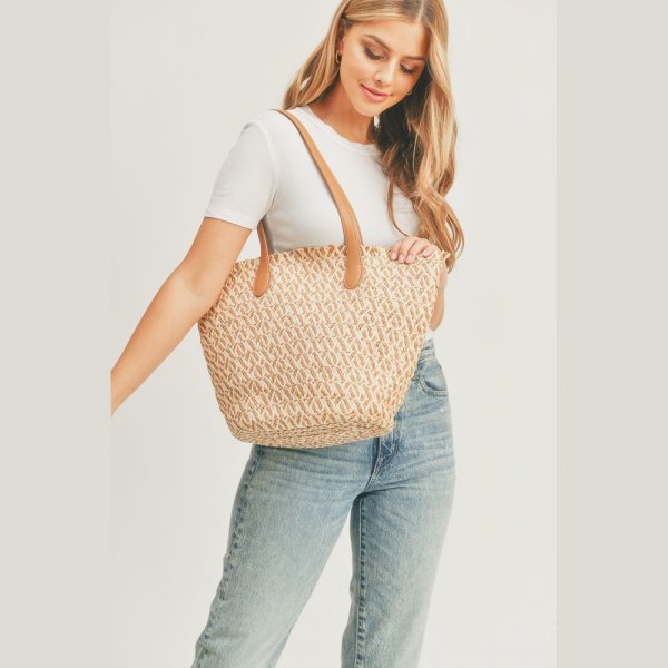 S30-1-1-MI-MB0180-STRAW BRAIDED TOTE BAG-6PCS